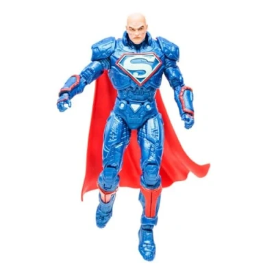 Image de McFarlane Toys, DC Multiverse Lex Luther Power Suit Gold Label Figurine de Bande dessinée à Collectionner avec Carte Personnage Unique À partir 12 Ans