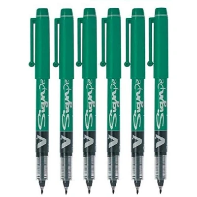 Image de Pilot V Sign Pen SW VSP Lot de 6 marqueurs à pointe moyenne 2 mm Largeur trait 0,6