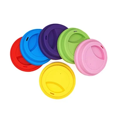 Image de Lot de 6 couvercles en silicone anti fuite réutilisables Assorted 2