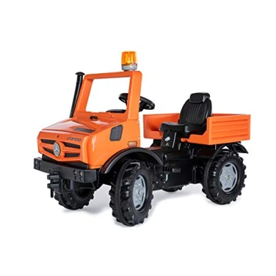 Image de Rolly Toys Unimog 038237 Voiture à pédale, Service partir de 3 Ans, Conduire soi même, avec pneus Silencieux et feu Clignotant,