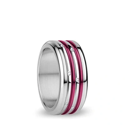 Image de BERING Combinaison de Bagues Échangeables pour Femme en Argent et Violet avec le Système Unique Twist &amp; Change, Yukon