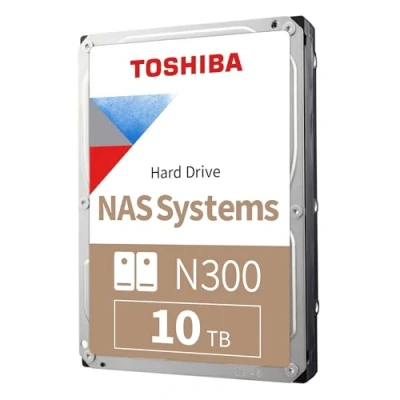 Image de Toshiba Bulk N300 NAS Hard Drive 10TB 512MB Festplatte Serial ATA (MN10ADA10TS)