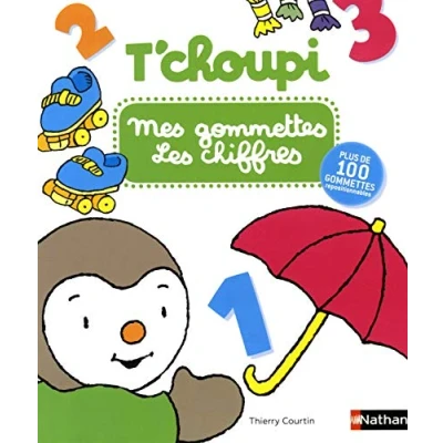 Image de Mes gommettes T&#039;choupi Les chiffres Plus de 100 repositionnables, Dès 3 ans