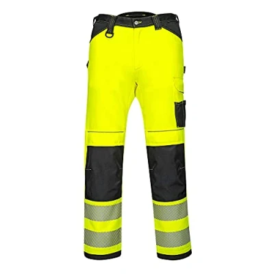 Image de Portwest PW340 Pantalon de Travail Haute Visibilité PW3 Pour Hommes Jaune/Noir, 30
