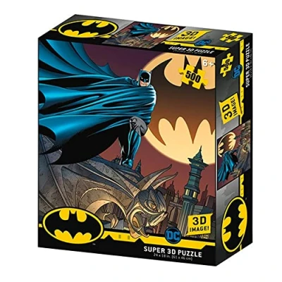 Image de DC Comic Batman Signal Does Not Apply Puzzle Effet 3D, BM32518, Multicolore, One Size