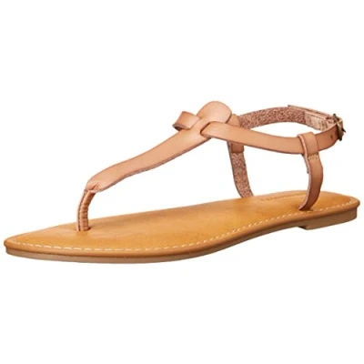 Image de Amazon Essentials Tongs Décontractées avec Bride de Cheville Femme, Fauve, 46 EU