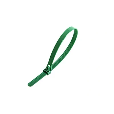 Image de Gocableties Lot de 100 attaches câble réutilisables 250 mm x 7,6 mm, libérables très résistantes, 25,4 cm, en nylon robuste