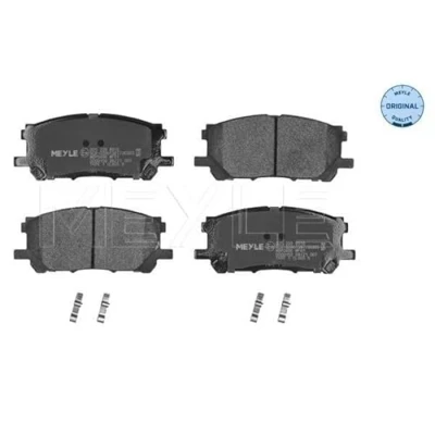 Image de MEYLE 025 239 8916 Jeu de plaquettes frein ORIGINAL Quality Essieu avant avec indicateur d&#039;usure tôle anti bruit LEXUS: RX II, RC, GS IV
