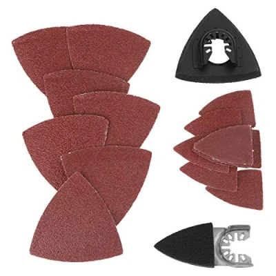Image de 82 Pièces Kit de Ponçage Pour Scie Oscillante Tampon Sable Oscillant Multifonction Outils Oscillants Résistant à L&#039;usure Bosch