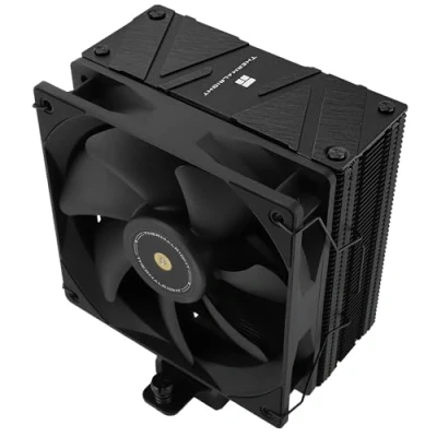 Image de Thermalright Assassin Spirit 120 EVO DARK TL E12B V2 PWM Refroidisseur de processeur avec caloducs 4 x 6 mm, 156 mm haut, pour Intel 1700/1150/1151/1200, AMD : AM4 AM5, LGA17XX