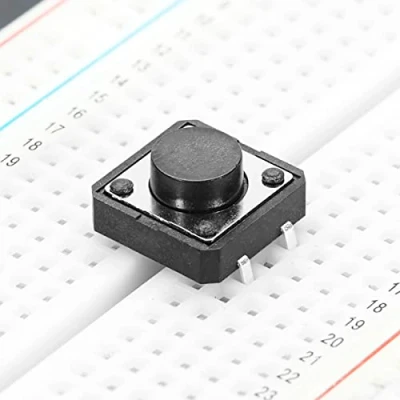 Image de Tactile Switch Buttons (12mm square, 6mm tall) x 10 pack