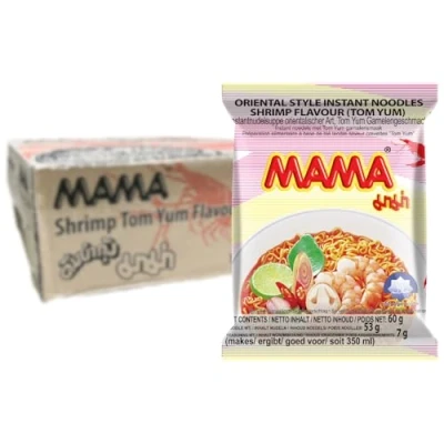 Image de MAMA Crevettes Instantanées Nouilles 30 x 60 g 1 Unité