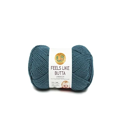 Image de Lion Brand 215 Feels Like Butta Fil bleu vert