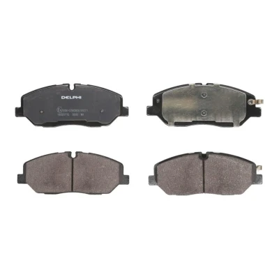 Image de DELPHI LP3293 Jeu de plaquettes frein avec indicateur d&#039;usure tôle anti bruit sans accessoires HYUNDAI: H350 Minibus