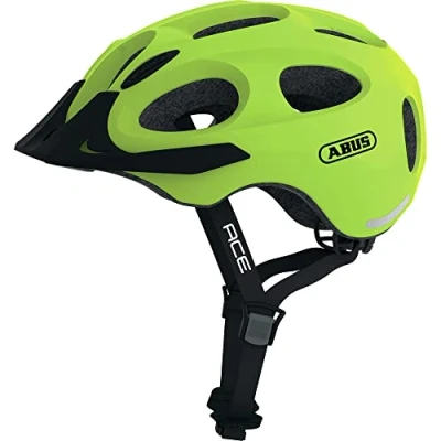 Image de ABUS Casque de vélo unisexe, jaune (Signal Yellow), M (52 57 cm)