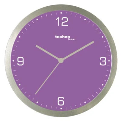 Image de Technoline WT 9000Horloge Murale Quartz Violet
