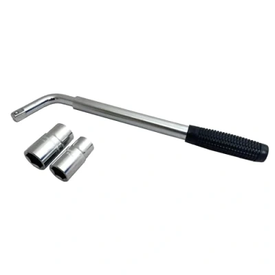Image de Sakura Clé à Douille SS5324 pour Roue de Voiture Poignée Extensible Tailles Douilles : 17 mm, 19 21 23 mm Compatible avec Tous Les véhicules Standard