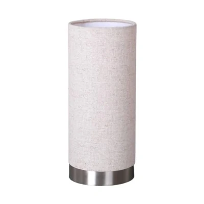 Image de Lindby Lampe à poser Ronja (Avec variateur d&#039;intensité tactile) intensité variable (Moderne) en Beige textile e. a. pour Chambre coucher (1 lampe,à E14),