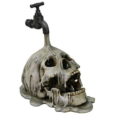 Image de Nemesis Now Vering Tap Figurine décorative en Forme de crâne Argenté Taille Unique