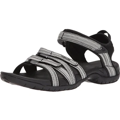 Image de Teva Femme Tira Sandales Bout Ouvert, Noir (Black/White Multi Bwml), 36 EU