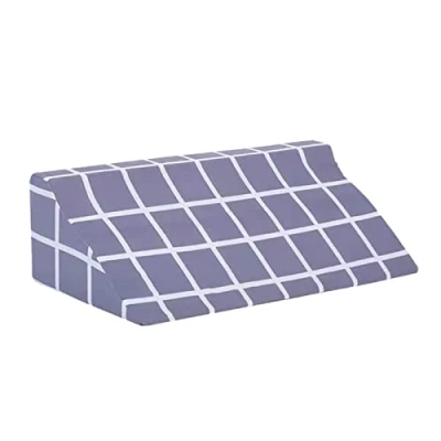 Image de ASEELO Oreiller de lit en mousse à mémoire forme Coussin soutien du dos pour l&#039;élévation des jambes, la lecture, le reflux acide et dossier (A)