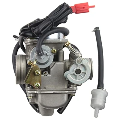 Image de GOOFIT 24mm PD24J Carburateur Carb Remplacement pour GY6 4 Stroke 125cc 150cc ATV Go Kart Cyclomoteur et Scooter