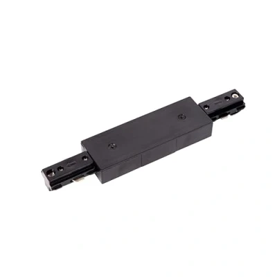 Image de Lucide TRACK Alimentation Système de rail monophasé/Éclairage sur Double Noir (Extension)