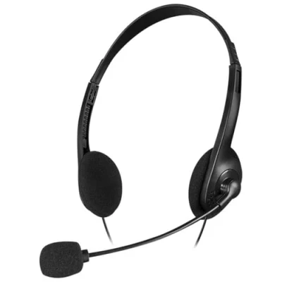 Image de casque SPEEDLINK ACCORDO sur oreille noir Micro filaire pour ordinateur