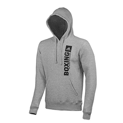 Image de adidas Performance Community Vertical Hoody Boxing Unisex Sweat à capuche, Taille: Small, Grey/black