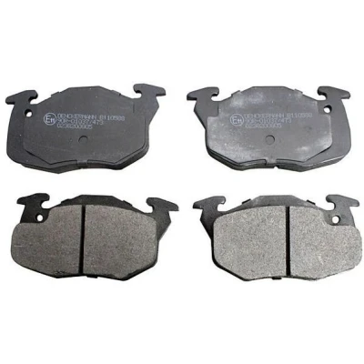 Image de DENCKERMANN B110588 Jeu de plaquettes frein Essieu avant contact signal d&#039;usure inclus RENAULT: CLIO 1, Super 5 3/5 portes, Rapid
