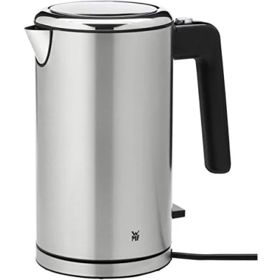 Image de WMF Lono Bouilloire Électrique Capacité 1,3 L Double Paroi Manipulation sans Brûlure Grâce à son Isolation Thermique Safety Touch Inox Cromargan Design 2400 W 0413210011