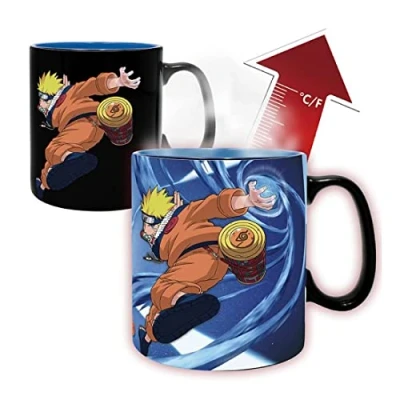 Image de ABYSTYLE Naruto Mug thermo réactif &amp; Sasuke Grand contenant