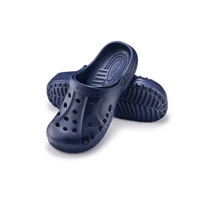 Image de ESTRO Sabots Homme Clogs Femme Unisexe Sabot Jardin Mules Plastique Léger Gomme A78 (44, Bleu Foncé)