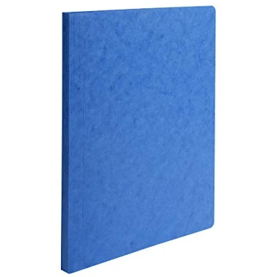 Image de Exacompta Réf. 11500H Carton de 50 chemises en carte lustrée 400 g/m² extension du dos 15 à 35 mm certifiées FSC® dime 24 x 32cm pour documents format A4 couleurs assorties