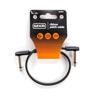 Image de JIM DUNLOP MXR Câble Patch Ruban, 1 pied 0,3 m, Angle Droit 1/4 de pouce, 30 cm (DCPR1)