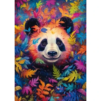 Image de Schmidt Spiele 59781 Puzzle Panda dans la forêt Arc en Ciel 1000 pièces, Multicolore