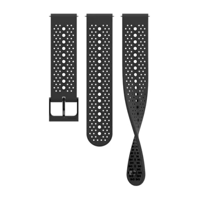 Image de SUUNTO 22 ATH1 Bracelet de Montre Compatible avec Race, Vertical, 9 Peak Pro, Peak, 5 Strap Bande Remplacement en Silicone 22mm, S+M