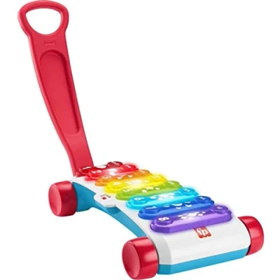 Image de Fisher Price Jouet d&#039;apprentissage géant lumineux pour bébé à tout petit, activité musicale tirer avec étapes intelligentes les nourrissons partir de 9 mois