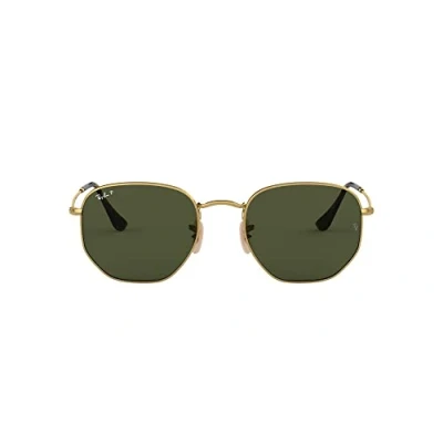 Image de Lunettes de soleil Ray ban Rb3548n hexagonal col. 001/58 Unisexe Géométrique Or