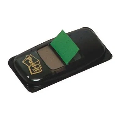 Image de Post It Marque Pages, Moyen, Vert, 25.4 mm x 43.2 mm, 50 Pages Pour Marquer, Surligner ou Codifier des Informations