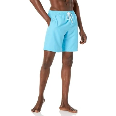 Image de Amazon Essentials Short de Bain à Séchage Rapide 23 cm Homme, Bleu des Mers du Sud, XL