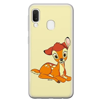 Image de ERT GROUP Coque de téléphone Portable pour Samsung A20e Original et sous Licence Officielle Disney Motif Bambi 016 Parfaitement adapté à la Forme du Portable, en TPU