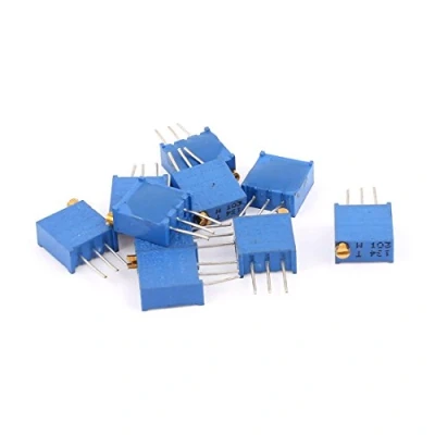 Image de sourcing map 10 PCS 3296W 10K Ohm potentiomètre multitours Pot résistance variable
