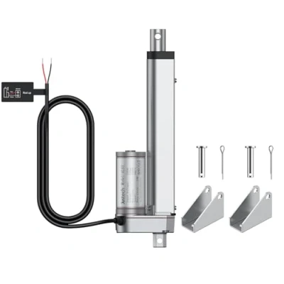 Image de Justech Moteur à Actionneur Linéaire DC 12V 1500N 150mm Automatique Ouvre Porte Électrique RV Construction de Machines Agricoles Industrielles Véhicules