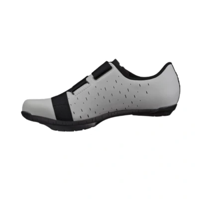 Image de Fizik Mixte X4 Terra Powerstrap Chaussures de Cyclisme, Noir/Gris, 40.5 EU