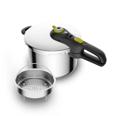 Image de Tefal Secure 5 Neo Cocotte minute 6 L, Induction, Inox, Autocuiseur P2530738
