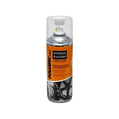 Image de Foliatec Universal 2C Spray Peinture Noir Brillant 1x400ml