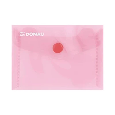 Image de Pochette Enveloppe DONAU Fermeture Bouton PP A7 180 Microns Rouge / Type Enveloppe/Type Avec Bouton/Index B.d. Matériau PP/Couleur Rouge/Format épaisseur (mm) 180µm