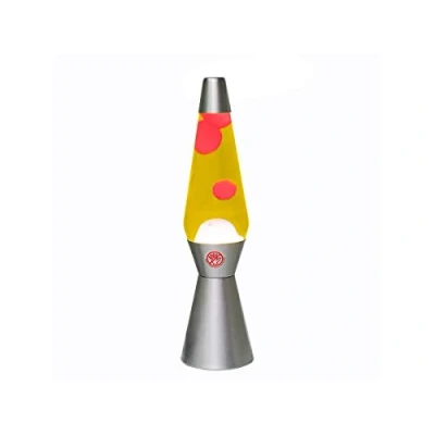 Image de I TOTAL Lampe à Lave Magma &amp; Glitter (Rouge/Jaune)