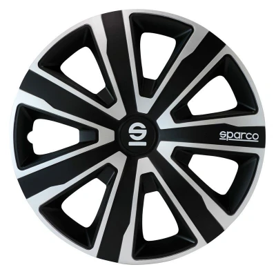 Image de SPARCO Palermo SPC1581SVBK Enjoliveurs 15Pouce noir/argenté